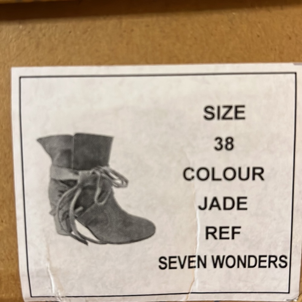 Free People Jade Seven Wonders Wrap Tie Boots 38 - Picture 9 of 11